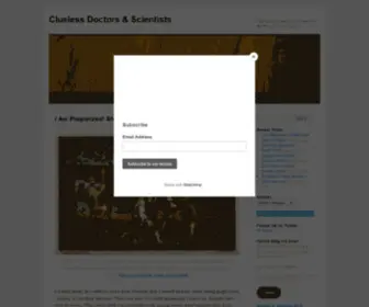 Cluelessdoctors.com(Clueless Doctors & Scientists) Screenshot