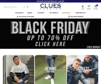 Cluesfashion.co.uk(Clues Fashion offer a wide range of styles and looks) Screenshot