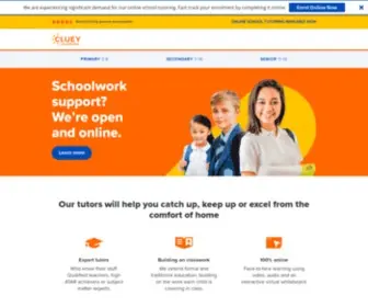 Clueylearning.com(Online Tutors) Screenshot