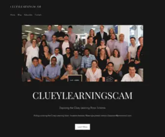 Clueylearningscam.com(Home) Screenshot