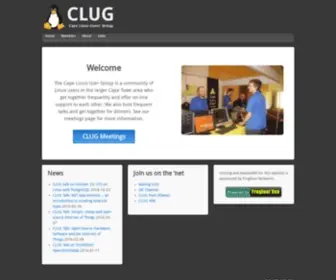 Clug.org.za(Clug) Screenshot