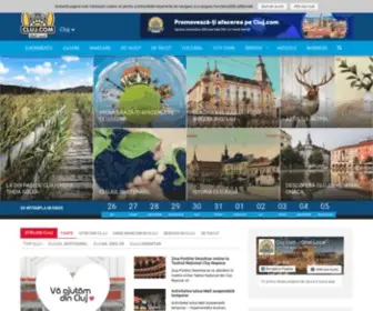 Cluj.com(Cluj, Evenimente, Cazare, Distractie, Mancare, Business, Cluj-Napoca) Screenshot