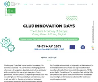 Clujinnovationdays.com(Cluj Innovation DaysThe power of 1) Screenshot