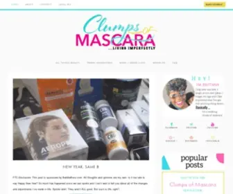 Clumpsofmascara.com(Clumps of Mascara) Screenshot