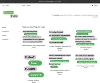 Clumsyfums.com(Create an Ecommerce Website and Sell Online) Screenshot