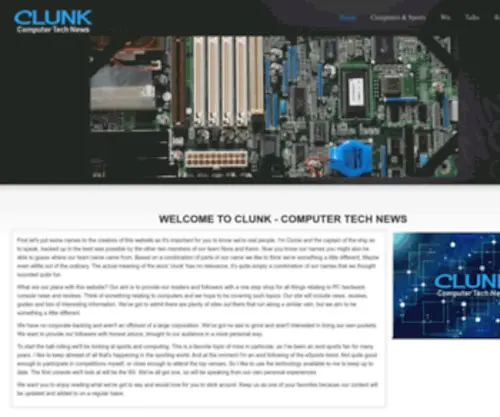 Clunk.org.uk Screenshot