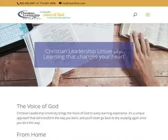 Cluonline.com(Christian Leadership University Online Bible College) Screenshot