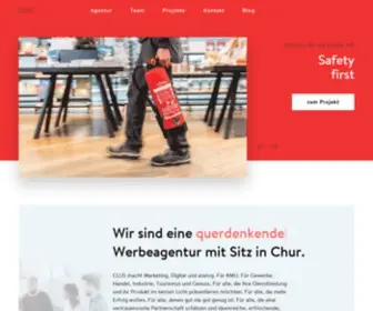 Clus.ch(Marketing, Grafik & Webdesign) Screenshot