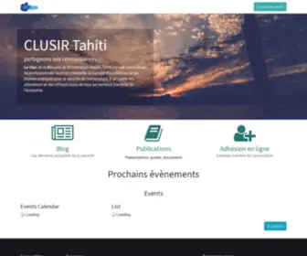 Clusir-Tahiti.org(Clusir Tahiti) Screenshot