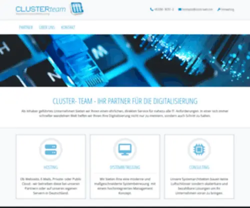 Cluster-Team.com(Cluster Team) Screenshot