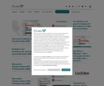 Cluster17.com(Laboratoire d'études de l'opinion) Screenshot