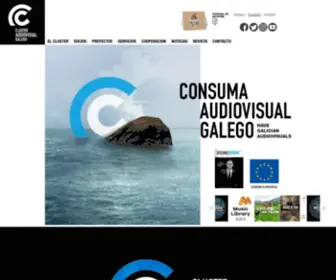 Clusteraudiovisualgalego.com(Cluster audiovisual galego) Screenshot