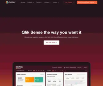 Clusterdesign.com.br(Data experience design) Screenshot
