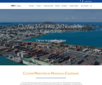 Clustermaritime.nc(Cluster Maritime Nouvelle) Screenshot