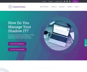 Clusterseven.com(Information Governance Solution) Screenshot