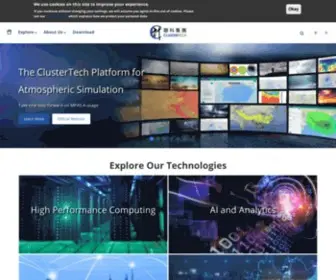 Clustertech.com(ClusterTech Limited) Screenshot