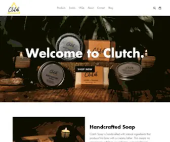 Clutchsoap.com(Create an Ecommerce Website and Sell Online) Screenshot