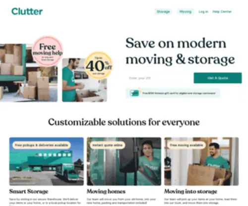 Clutter.io(Moving & Storage) Screenshot