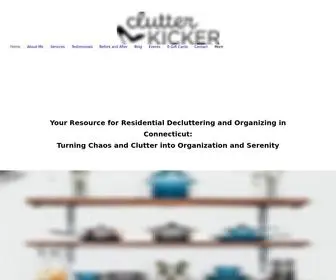 Clutterkickerct.com(Professional Organizer) Screenshot