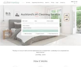 Cluttermonkey.co.nz(Professional Cleaning & Organising Services) Screenshot