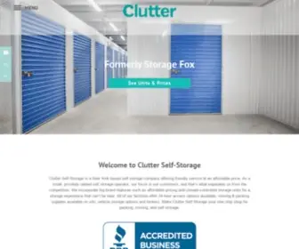 Clutterselfstorage.com(Cheap New York Storage Units) Screenshot