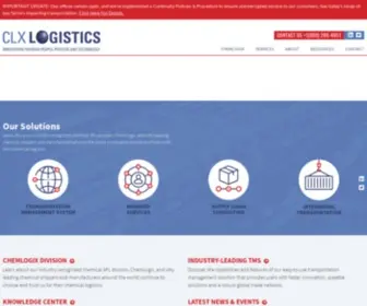 CLxlogistics.com(CLX Logistics®) Screenshot