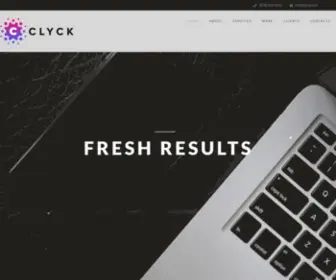 CLYCK.com(Best-in-class Design, Content, and Development for Superior Results) Screenshot