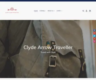 CLydearrowtraveller.com(Clyde and Arrow) Screenshot