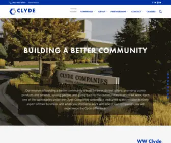 CLydeinc.com(The Clyde Companies) Screenshot