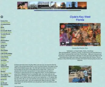 CLydeskeywest.com(Clyde's Key West Florida Information and Directory) Screenshot