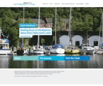 CLydewaterfront.com(Find details of Clyde Waterfront regeneration) Screenshot