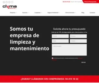 CLyma.com(Empresa de Limpieza en Bilbao) Screenshot