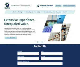 CLymenvironmental.com(Waste Management & Collection Services) Screenshot