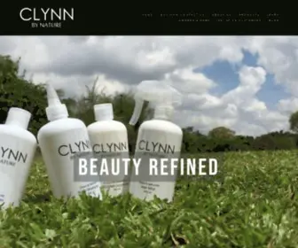 CLYNNBynature.com(Organic hair care and hair treatment that works) Screenshot