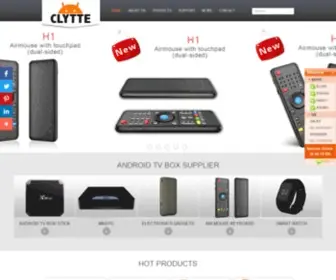 CLYtte.com(Android TV Box Supplier) Screenshot