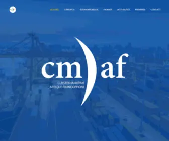 CM-AF.org(Cluster Maritime d'Afrique Francophone) Screenshot