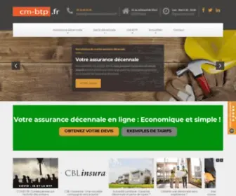 CM-Assurance-Decennale.fr(Assurance Décennale en ligne) Screenshot