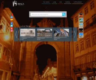 CM-Braga.pt(Braga City Council) Screenshot