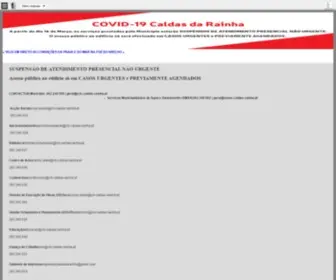 CM-Caldas-Rainha.pt(Portal Municipal) Screenshot