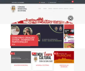 CM-Evora.pt(Portal Institucional) Screenshot
