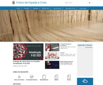 CM-Freixoespadacinta.pt(Municipio de Freixo de Espada a Cinta) Screenshot