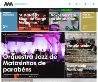 CM-Matosinhos.pt(Início) Screenshot