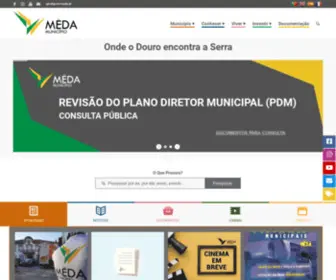 CM-Meda.pt(Município de Mêda) Screenshot