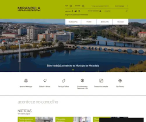 CM-Mirandela.pt(CM Mirandela) Screenshot