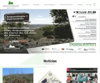 CM-Monchique.pt(Site Autárquico) Screenshot