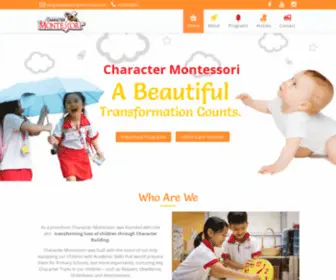 CM-Preschool.com(Transforming lives of children through Character Building) Screenshot