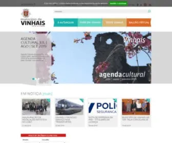 CM-Vinhais.pt(Início) Screenshot