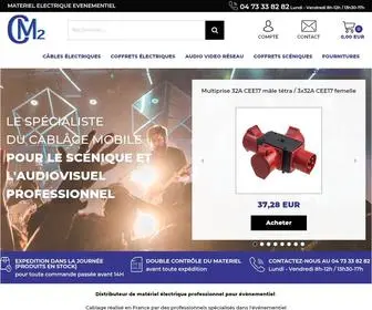 CM2-Cablage.fr(Fournisseur Matériel Electrique Professionnel) Screenshot