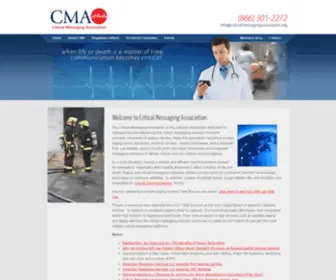 Cma-Americas.org(Critical Messaging Association) Screenshot