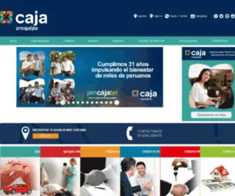 Cmac-Arequipa.com.pe(Caja Arequipa) Screenshot